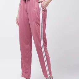 pivl Women Striped Pink Track Pants-picture-17