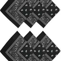 Itorix DOUBLE SIDE PRINTED PAISLEY BANDANA ["Black"] Handkerchief-picture-18