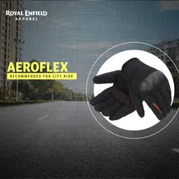 royal enfield Aeroflex Bike Riding Gloves | Knuckle Protection & Abrasion Resistance Riding Gloves image 2