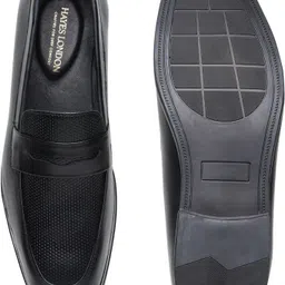 hayes london Genuine Leather Slip-On Formal Loafers, Lightweight & Comfortable Shoes, Loafers For Men image 3