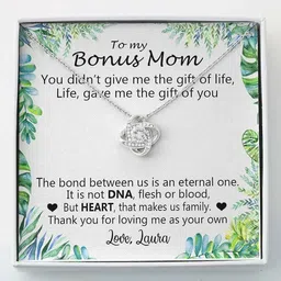 rakva Gift Mom Bonus Mom For Women Girlmother Mother In Law Thank You Cubic Zirconia Sterling Silver Pendant Set-picture-30