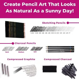 art ranger Drawing Pencils Sketching Kit Professional Artists Graphite Pencil Set Pencil image 4