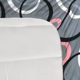 lx loyrex Cotton King Fitted (Elastic) 250 TC Printed Bedsheet image 3