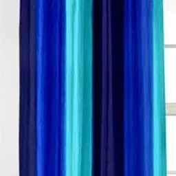 panipat textile hub 274.32 cm (9 ft) Long Door Polyester Semi Transparent Curtain (Pack Of 2) image 2