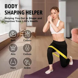 cardiorama Professional Resistance Loop Exercise Bands For Physical Therapy,Yoga,Pilates Fitness Band image 5