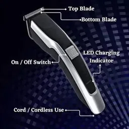 CozyFox 538 cutting machine | beard men | shaving Fully Waterproof Trimmer Shaver Trimmer 60 min Runtime 4 Length Settings image 3