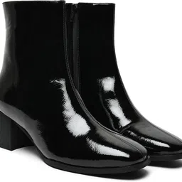 Yoho BOOT 102 | Premium Gloss Finish | Soft Lycra Lining | Durable Tunit Sole Boots For Women image 1