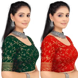 Round Neck Women Blouse-image-62
