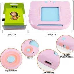 joyjungle Talking Flash Cards 112 Double Side Cards Baby Educational Toys for 2-5 Kids image 4