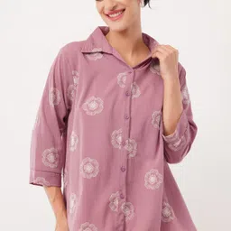 high-buy Women Relaxed Fit Fit Embroidered Built-up Collar Casual Shirt-picture-33