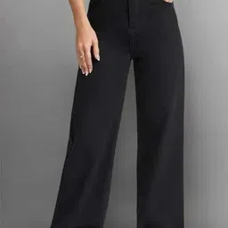 vastrakirti Women Straight Fit High Rise Black Jeans-picture-28