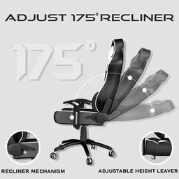 ase gaming Infinity Series Ergonomic Gaming Chair with Head & Lumbar Pillow Gaming Chair image 5