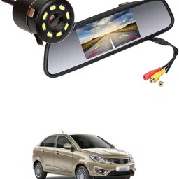 lovmoto 4.3 TFT LCD Car Rear View Mirror Monitor Kit With Reverse Reversing Camera s231 4.3 TFT LCD Car Rear View Mirror Monitor Kit With Reverse Reversing Camera s231 Parking Sensor image 1