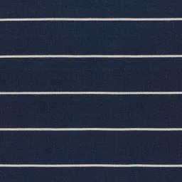 Blue Wool Stripes 5 x 8 Feet Hand Woven Carpet by Jaipur Rugs image 3