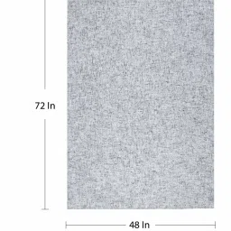 Marble Wool & Viscose Abstract 6' x 4' Hand tufted Carpet By Kaleen India image 4