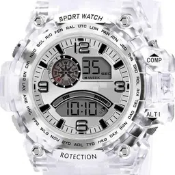 alkhwatches Fusion - Transparent Digital Watch - For Men Fashionable Transparent Dual Display Sport Watch for Men-picture-14