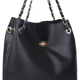 claspnclutch Women Black Tote-picture-15