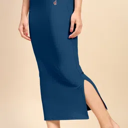 Trendmalls New.P02-Blue Lycra Blend Petticoat image 4