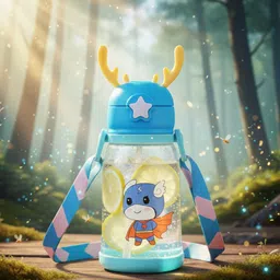 glowsip Cute Antler Sipper Bottle 500 ml Water Bottle-picture-37