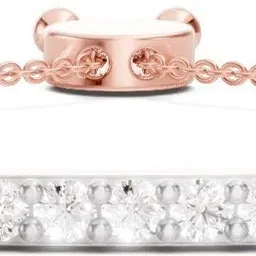 Sparkles BIS Hallmarked With IGI Certifed Rose Gold 14kt Bracelet image 1