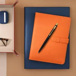 parker Gift Set | Note Book wih Classic Matte Black Gold Trim | Ball Pen image 3