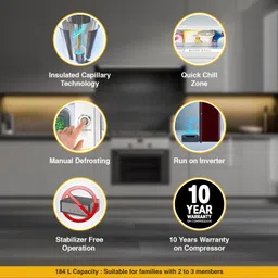 whirlpool 184 L Direct Cool Single Door 2 Star Refrigerator image 4