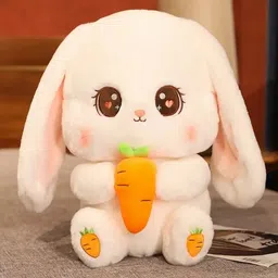plushora New Soft Plush Carrot Bunny, Soft Toy For Girls, For Kids and Babies, Gifting - 30 cm-picture-25