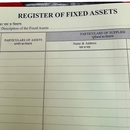 lrs Fixed Assets Register - 100 Pages (100 Pages - Pack of 1) 1-Part Record Keeping Books image 4