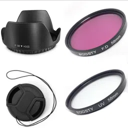 BOOSTY Lens Hood Flower Shape ( pack of 4) Lens Hood-image-5