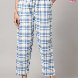 Kryptic Pack Of 2 Checked Cotton Lounge Pants image 1