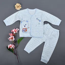 Moms Home Infants Checked Shirt with Pyjamas-picture-30