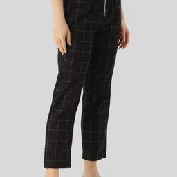 Kryptic Women Set Of 2 Checked Cotton Lounge Pants image 2