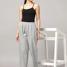 Kryptic Pack Of 2 Checked Cotton Lounge Pants image 5