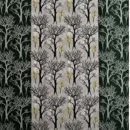 adimanav 213.36 cm (7 ft) Door Polyester Semi Transparent Curtain (Pack Of 2) image 3