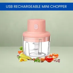 clairbell Mini Rechargeable Chopper, Electric Chopper for Onion, Garlic and VegetableA469 Electric Vegetable & Fruit Chopper-picture-17