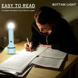 crentila Rechargeable Emergency Torch Light With 4 Multiple Mode Light Type C Fast Charge 8 hrs Torch Emergency Light image 5