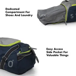 strabo 28 L Gym Duffel Bag - weekend - Silver image 4