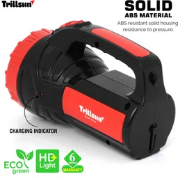 trillsun Rechargeable 2 in 1 Long Range Search Torch With Table Desk Lantern Floor Lamp Torch image 3