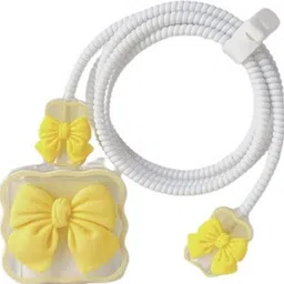 RidivishN Charger Cover Compatible for iPhone 18W-20W Charger with Spiral Cover Cable Protector-image-99