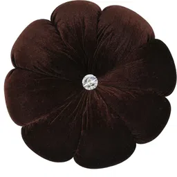 alden Microfibre Cushion Pack of 1 Solid Decorative Round Cushion image 4