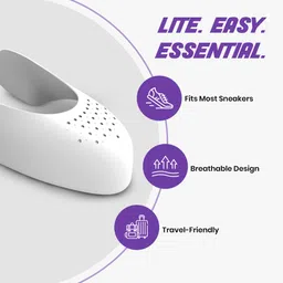 sneakare Shoe Crease Protector Decreaser Lite, Small PU Toe Regular Shoe Insole image 5