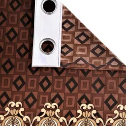 home sizzler 153 cm (5 ft) Polyester Semi Transparent Window Curtain (Pack Of 4) image 5