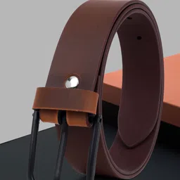 metronaut Men Casual, Formal Brown Artificial Leather Belt image 1