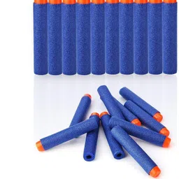 shopoware Soft Foam Refill Darts for N-Strike Elite Series Blasters (Pack of 50, Blue) Darts & Plastic Bullets image 2