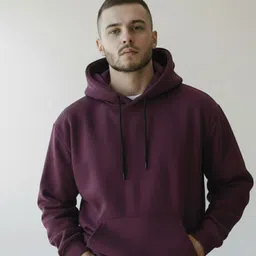 why not Men Full Sleeve Solid Hooded Sweatshirt-picture-42