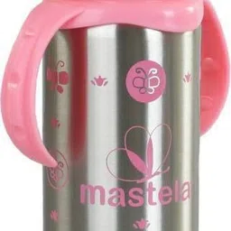 toica Thermal Insulation Stainless Steel Baby Feeding Bottle - 240 ml - 240 ml (Pink) - 240 ml image 2