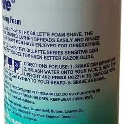 gillette shaving foam menthol image 3