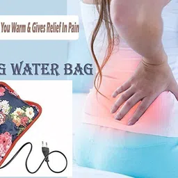 decent stock Electric Warm Heating Gel Bag Hot Water Pouch for Back Pain Relief Electric Hot Bag 1 L Hot Water Bag image 3