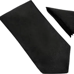 VOICI Mens Ascot Necktie and Pocket Square Cravat image 2