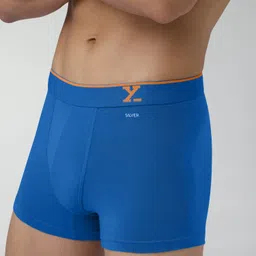 xyxx Pack of 2 Traq Anti-bacterial Odour-free cotton Solid Men Trunk image 5